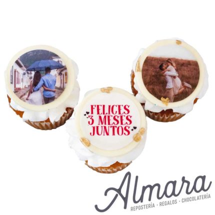 Cupcakes Recuerdos*3